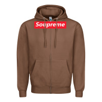 Chestnut SOUPREME Zipper Hoodie - artisFamous