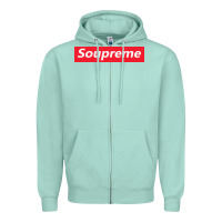 Seafoam SOUPREME Zipper Hoodie - artisFamous