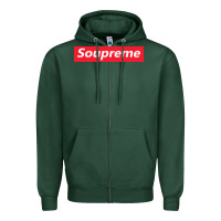 Sports Green SOUPREME Zipper Hoodie - artisFamous