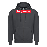 Smoke SOUPREME Zipper Hoodie - artisFamous