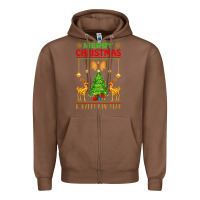 Chestnut merry christmas Zipper Hoodie - artisFamous