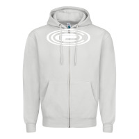 Dove Grey orange county drums Zipper Hoodie - artisFamous