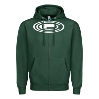 Sports Green orange county drums Zipper Hoodie - artisFamous