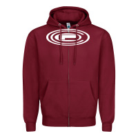 Burgundy orange county drums Zipper Hoodie - artisFamous