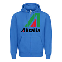 True Royal alitalia Zipper Hoodie - artisFamous