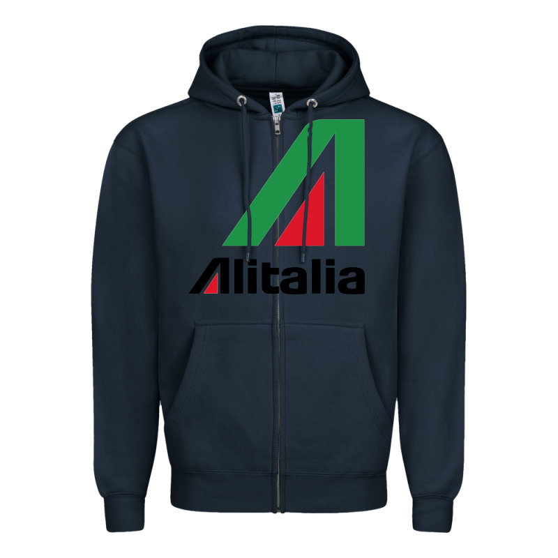 Alitalia Zipper Hoodie by artisFamous | Teevron
