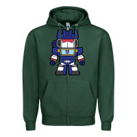 Sports Green soundwave transformers chibi Zipper Hoodie - artisFamous