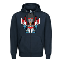 Navy starscream chibi Zipper Hoodie - artisFamous