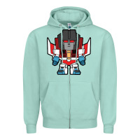 Seafoam starscream chibi Zipper Hoodie - artisFamous