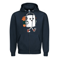 Navy sushi cool Zipper Hoodie - artisFamous