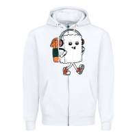 White sushi cool Zipper Hoodie - artisFamous