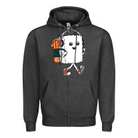 Charcoal Heather sushi cool Zipper Hoodie - artisFamous