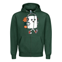 Sports Green sushi cool Zipper Hoodie - artisFamous