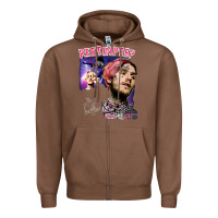 Chestnut lil peep Zipper Hoodie - artisFamous