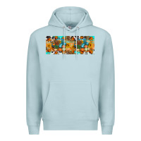 Blue Mist Thanksgiving Turkey Truck Premium Hoodie - Artiststas