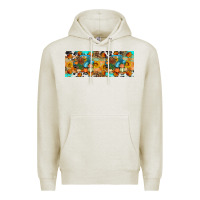 Oatmeal Heather Thanksgiving Turkey Truck Premium Hoodie - Artiststas