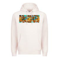Pale Pink Thanksgiving Turkey Truck Premium Hoodie - Artiststas