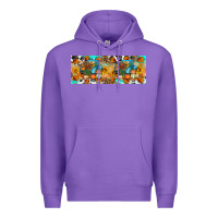 Purple Thanksgiving Turkey Truck Premium Hoodie - Artiststas