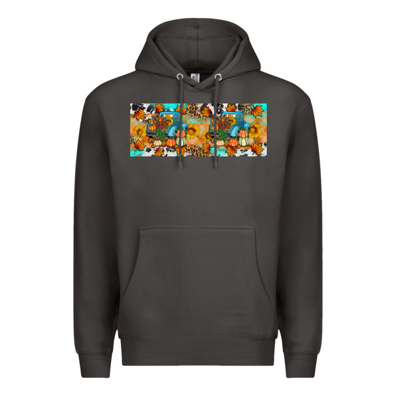 Thanksgiving Turkey Truck Premium Hoodie by Artiststas | Teevron
