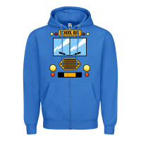 True Royal school bus costume cool halloween Zipper Hoodie - artisFamous
