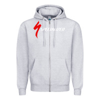 Heather Grey bicycle company Zipper Hoodie - artisFamous