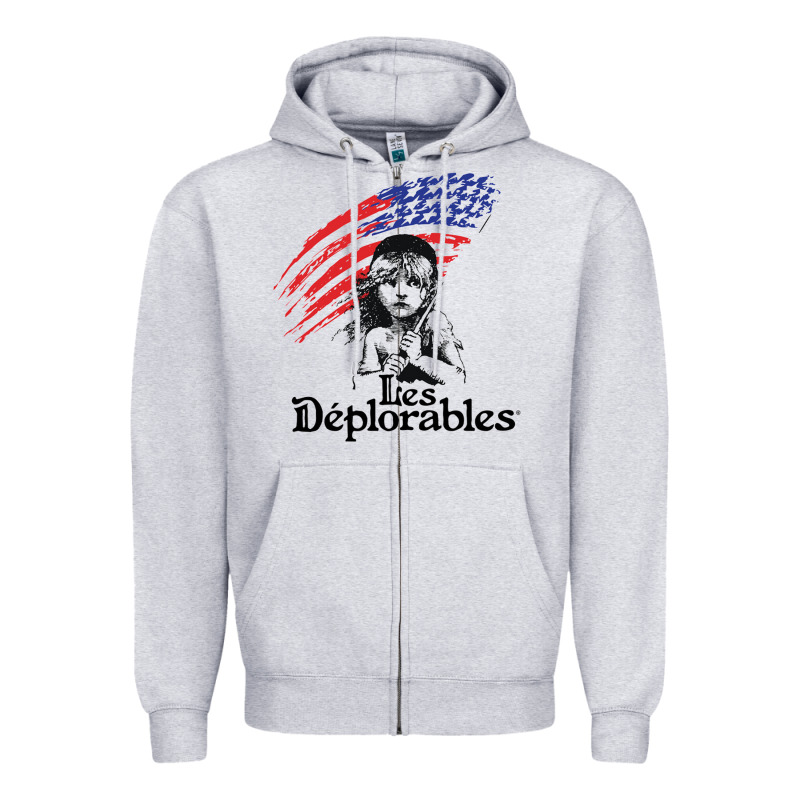 Les Deplorables Zipper Hoodie by artisFamous | Teevron
