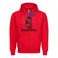 Red les deplorables Zipper Hoodie - artisFamous