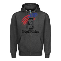 Charcoal Heather les deplorables Zipper Hoodie - artisFamous