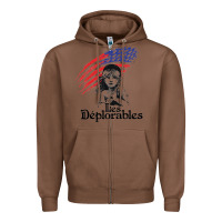 Chestnut les deplorables Zipper Hoodie - artisFamous