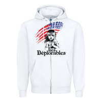 White les deplorables Zipper Hoodie - artisFamous