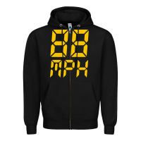 Black 88mph funny Zipper Hoodie - artisFamous
