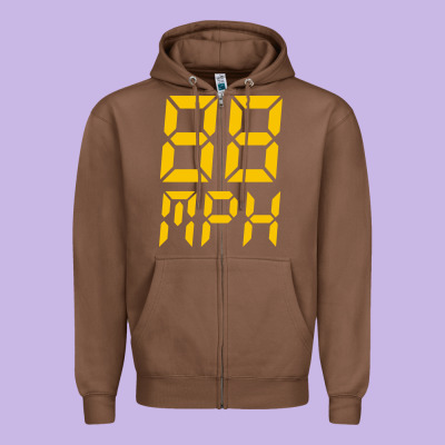 88mph Funny Zipper Hoodie Designed By Artisfamous