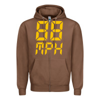 Chestnut 88mph funny Zipper Hoodie - artisFamous