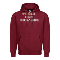 Burgundy TYLER, THE CREATOR Zipper Hoodie - artisFamous