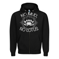 Black funny buddhist Zipper Hoodie - artisFamous