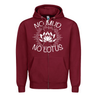 Burgundy funny buddhist Zipper Hoodie - artisFamous