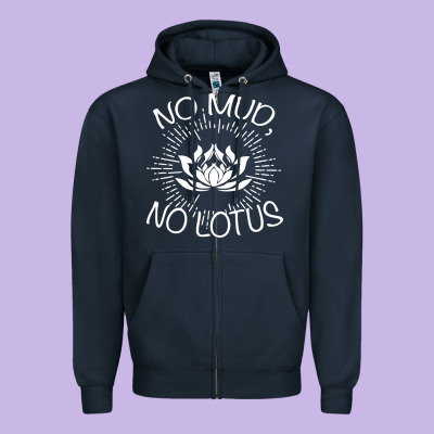 Funny Buddhist Zipper Hoodie Designed By Artisfamous