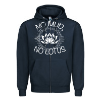 Navy funny buddhist Zipper Hoodie - artisFamous