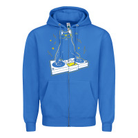 True Royal cat dj Zipper Hoodie - artisFamous