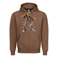 Chestnut transformers Zipper Hoodie - artisFamous