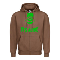 Chestnut frankenstein Zipper Hoodie - artisFamous