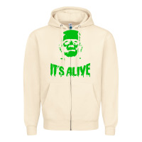 Sandshell frankenstein Zipper Hoodie - artisFamous