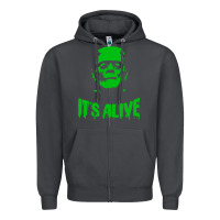 Smoke frankenstein Zipper Hoodie - artisFamous