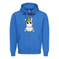 True Royal so manly funny unicorn Zipper Hoodie - artisFamous