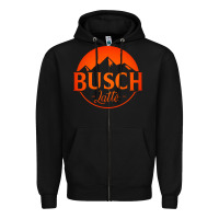 Black busch latte Zipper Hoodie - artisFamous