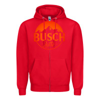 Red busch latte Zipper Hoodie - artisFamous