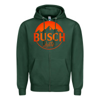 Sports Green busch latte Zipper Hoodie - artisFamous