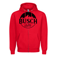 Red busch latte Zipper Hoodie - artisFamous