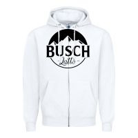 White busch latte Zipper Hoodie - artisFamous