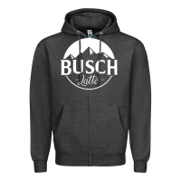 Charcoal Heather busch latte Zipper Hoodie - artisFamous
